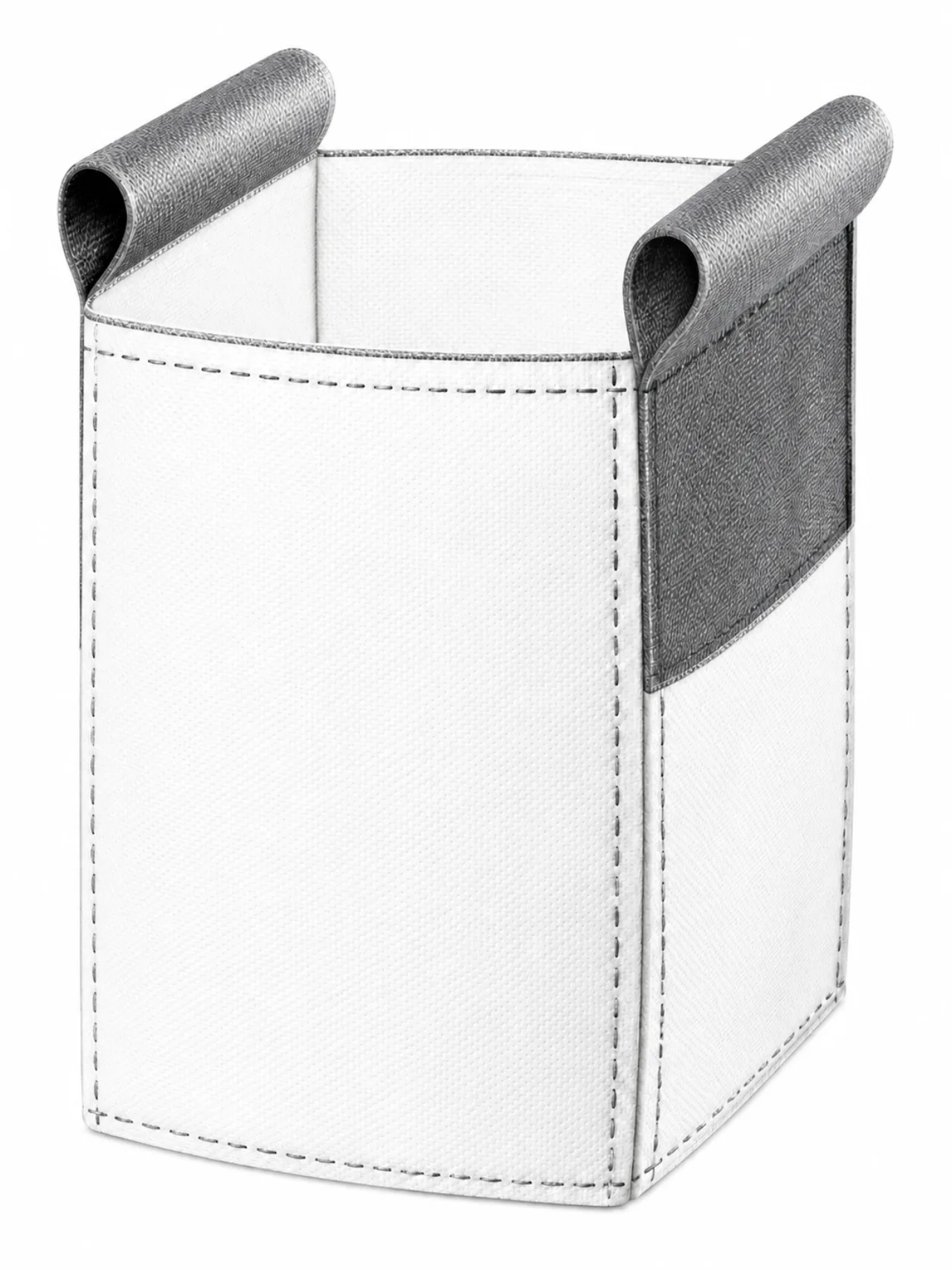 White tunnel lift builders bag showing two side sleeves.